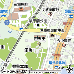 三重県　発明協会（一般社団法人）周辺の地図