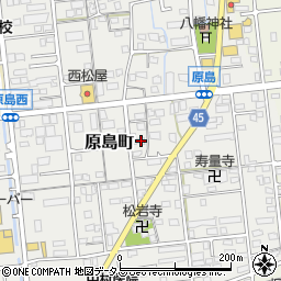 静岡県浜松市中央区原島町161周辺の地図