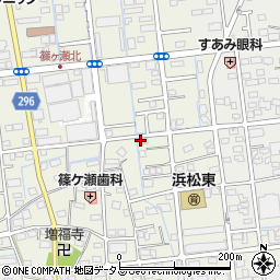 静岡県浜松市中央区篠ケ瀬町609周辺の地図