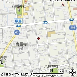 静岡県浜松市中央区原島町123周辺の地図