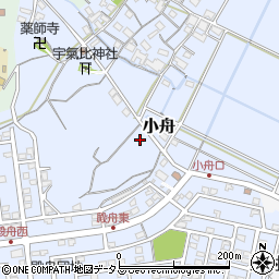 三重県津市小舟553-2周辺の地図