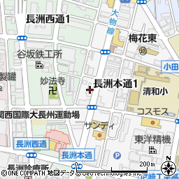 セレブコート尼崎駅前周辺の地図
