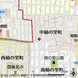 大阪府大東市中楠の里町3-37周辺の地図