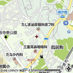 三重県津市鳥居町278周辺の地図