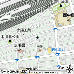 泉化成産業株式会社　大阪営業所周辺の地図