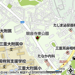 観音寺東公園トイレ周辺の地図