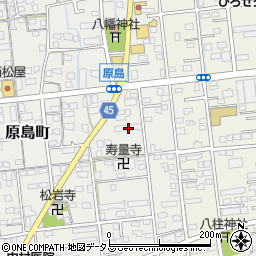 静岡県浜松市中央区原島町113周辺の地図