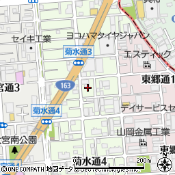 大阪府守口市菊水通3丁目14周辺の地図