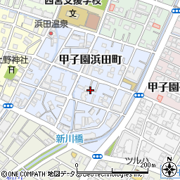 浜田１２番館周辺の地図