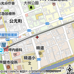 芦屋東ライオンズクラブ周辺の地図