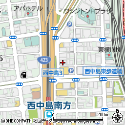 株式会社友菱　大阪営業所周辺の地図