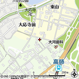愛知県豊橋市向草間町北新切50周辺の地図