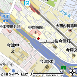 兵庫県西宮市今津水波町6-21周辺の地図
