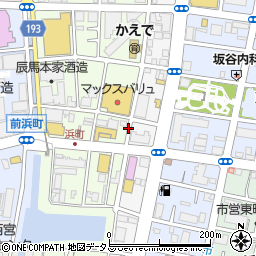 兵庫県西宮市浜町周辺の地図