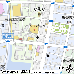 兵庫県西宮市浜町周辺の地図