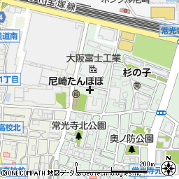 兵庫県尼崎市常光寺1丁目10-5周辺の地図