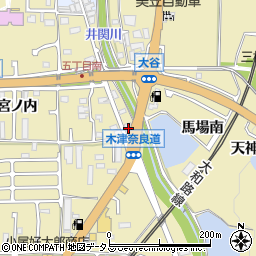 京都府木津川市木津奈良道105周辺の地図