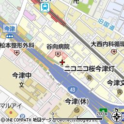 兵庫県西宮市今津水波町6周辺の地図