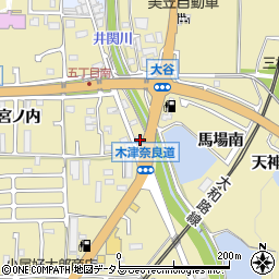 グランディービル奈良道周辺の地図