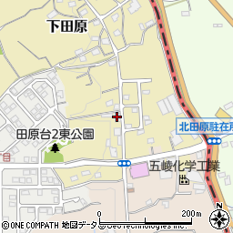 大阪東部農業協同組合田原支店倉庫周辺の地図