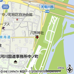 静岡県浜松市中央区中野町1423周辺の地図