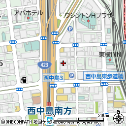 梅田美容商事株式会社周辺の地図
