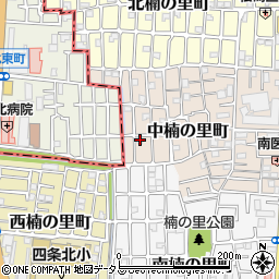 大阪府大東市中楠の里町3-5周辺の地図