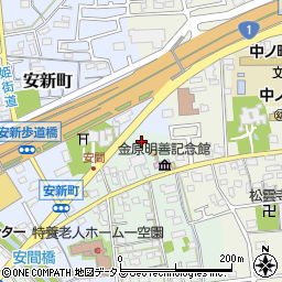 ローソン浜松安新町店周辺の地図