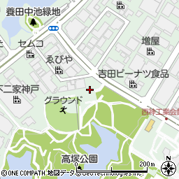 高塚公園野球場周辺の地図