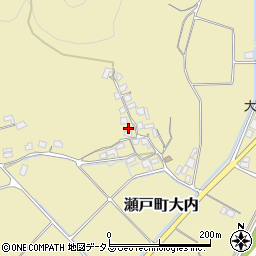 岡山県岡山市東区瀬戸町大内626周辺の地図