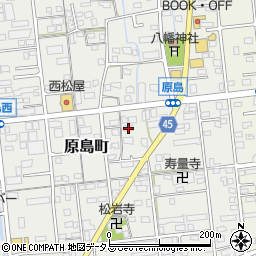 静岡県浜松市中央区原島町154周辺の地図