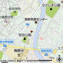 兵庫県加古川市別府町宮田町9周辺の地図