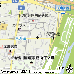 静岡県浜松市中央区中野町1023周辺の地図