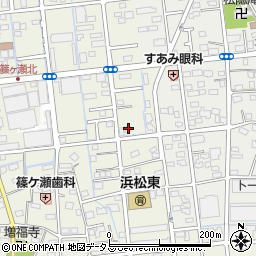 静岡県浜松市中央区篠ケ瀬町557周辺の地図