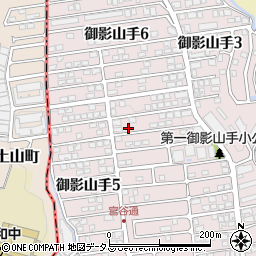 兵庫県神戸市東灘区御影山手4丁目23-15周辺の地図
