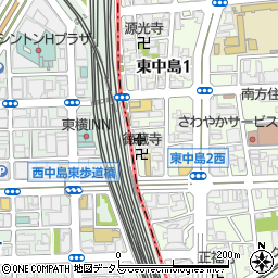 エースサービス株式会社大阪営業所周辺の地図