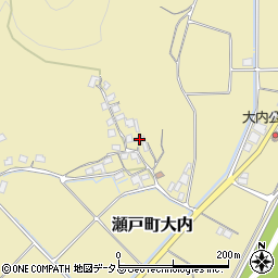 岡山県岡山市東区瀬戸町大内641周辺の地図