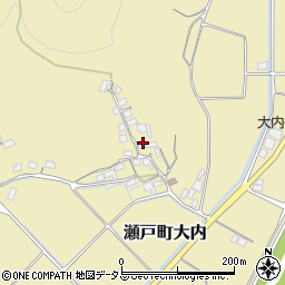 岡山県岡山市東区瀬戸町大内640周辺の地図
