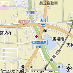 京都府木津川市木津奈良道106周辺の地図