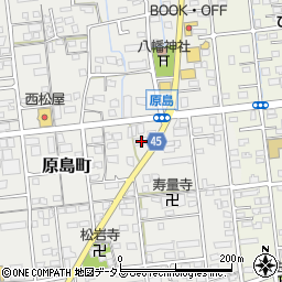 静岡県浜松市中央区原島町148周辺の地図