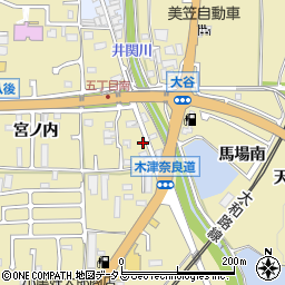 京都府木津川市木津奈良道28周辺の地図