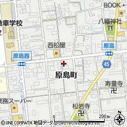 静岡県浜松市中央区原島町177周辺の地図
