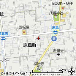 静岡県浜松市中央区原島町158周辺の地図