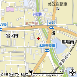 京都府木津川市木津奈良道24周辺の地図