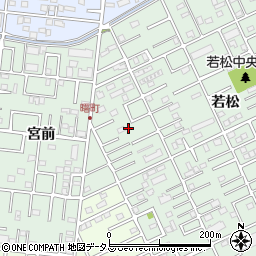 愛知県豊橋市曙町若松41-3周辺の地図