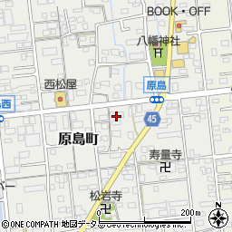 静岡県浜松市中央区原島町155周辺の地図
