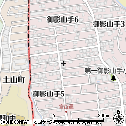 兵庫県神戸市東灘区御影山手4丁目23-20周辺の地図