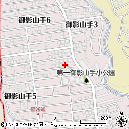 兵庫県神戸市東灘区御影山手4丁目23-5周辺の地図