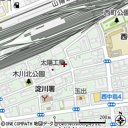 ＴＳＰ太陽大阪支店周辺の地図
