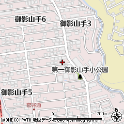 兵庫県神戸市東灘区御影山手4丁目23-4周辺の地図